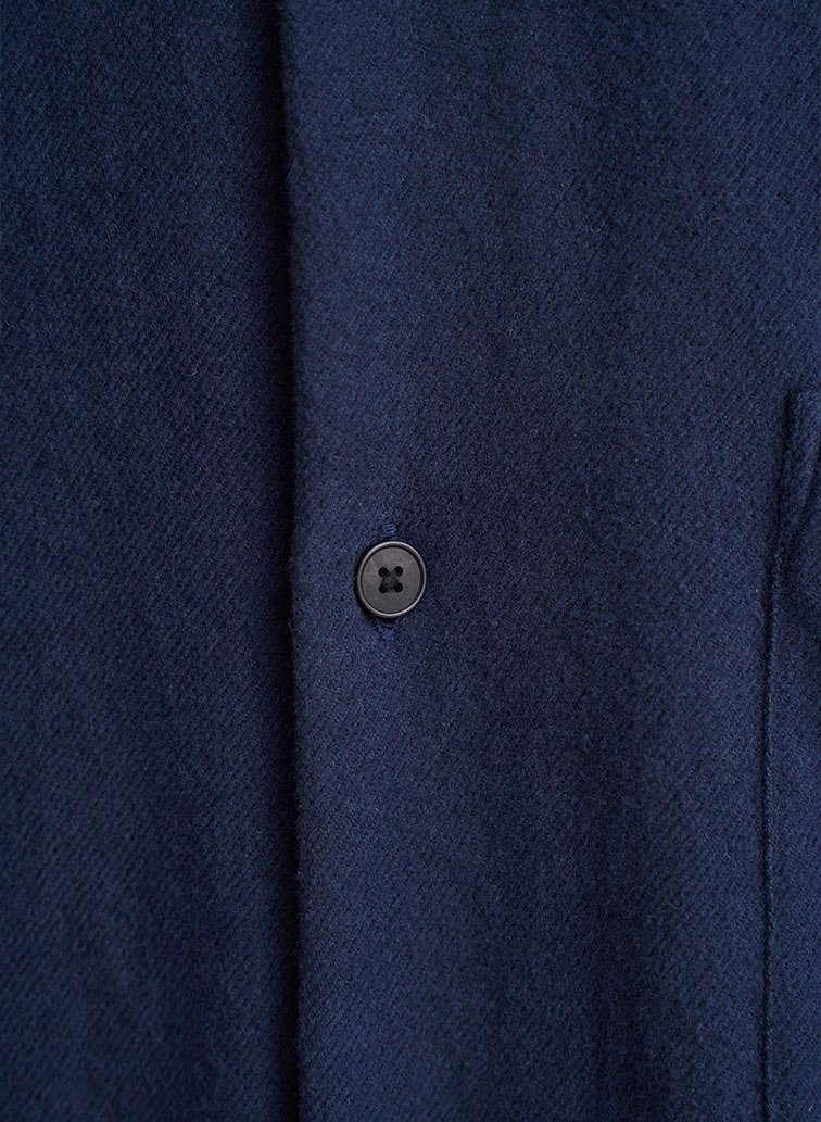 ボタンシャツ　ワイド 詳細画像 Navy 4