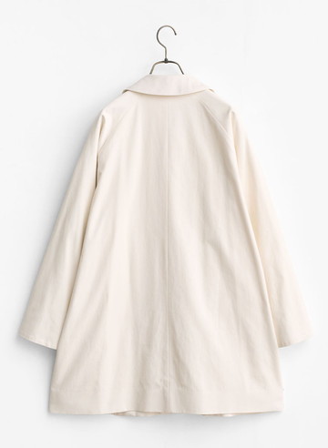 ステンカラーコート ショート 詳細画像 White 2