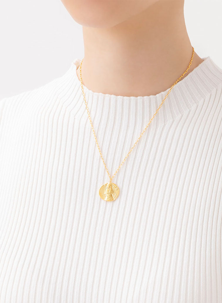 Ancient Memories ネックレス Darius レクタングルチェーン45cm 詳細画像 Gold 3