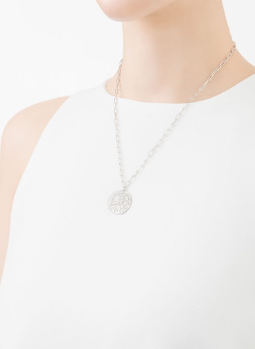 Ancient Memories ネックレス Sun Lion ロングレクタングルチェーン45cm 詳細画像 Silver 3