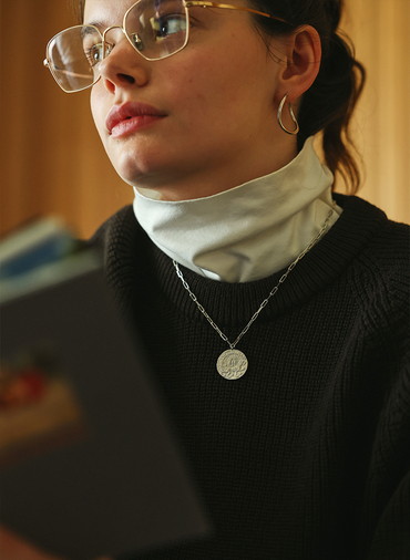 Innocent Light フープピアス ウェーブM 詳細画像 Silver 2