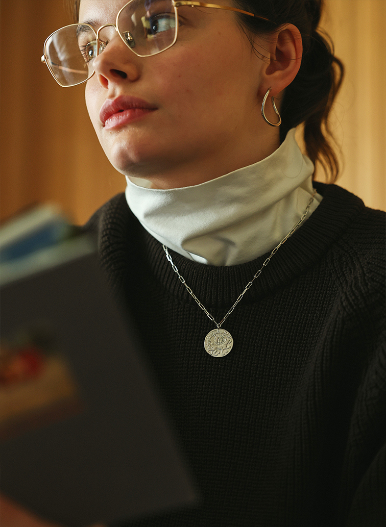 Innocent Light フープピアス ウェーブM 詳細画像 Silver 2