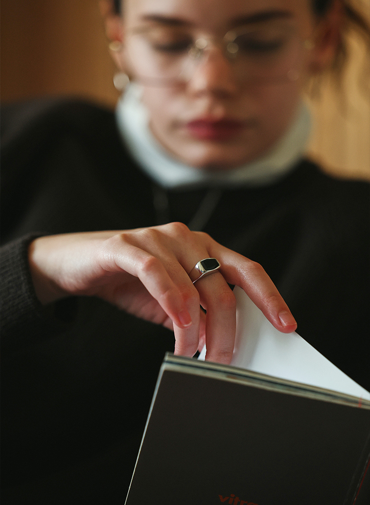 Organic Gems リング ブラックオニキス 詳細画像 Silver 2