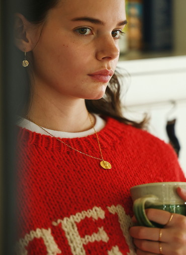 Ancient Memories フープピアス Zeus/Vase 詳細画像 Gold 3