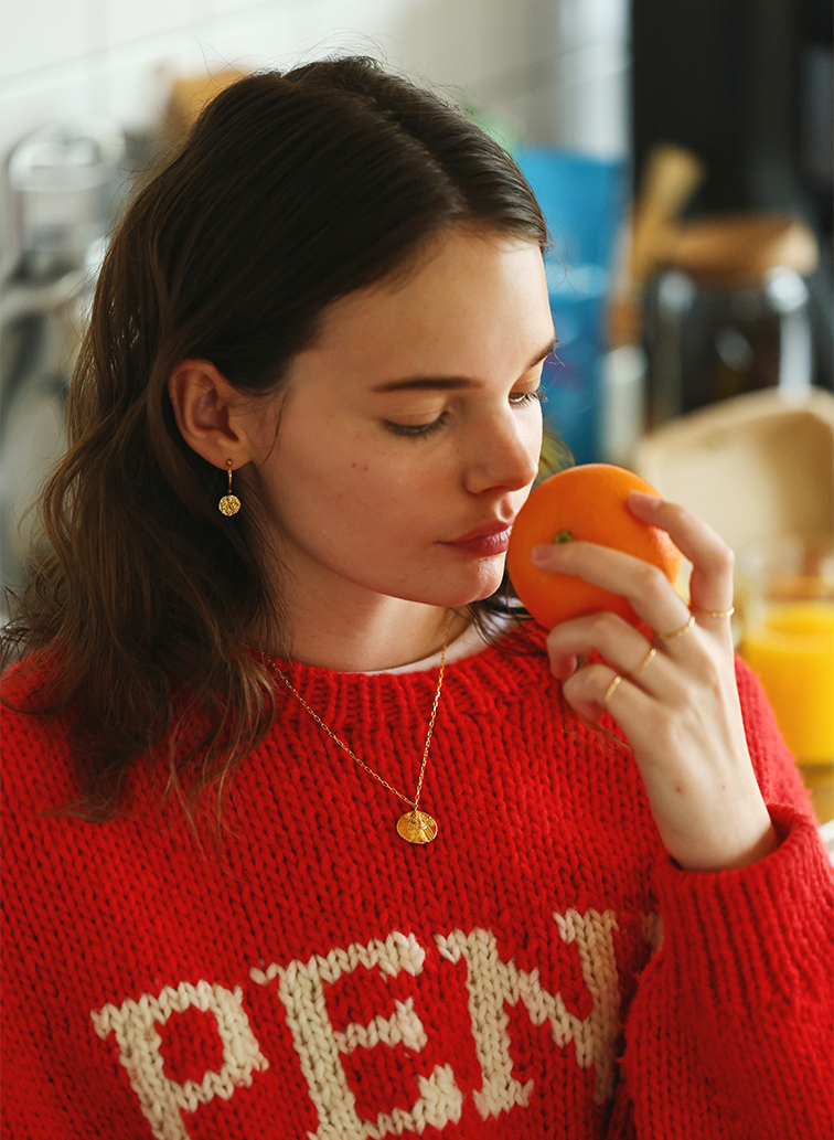 Ancient Memories フープピアス Zeus/Vase 詳細画像 Gold 4