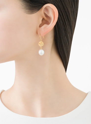 Ancient Memories  ピアス Zeus/Vase×パール 詳細画像 Gold 3