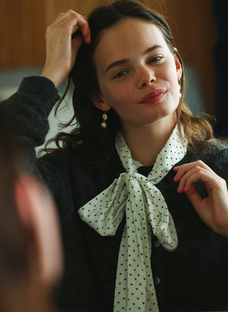 Ancient Memories  ピアス Zeus/Vase×パール 詳細画像 Gold 2