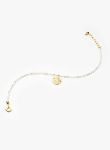 Ancient Memories  パールブレスレット Zeus/Vase 17cm 詳細画像 Gold 1