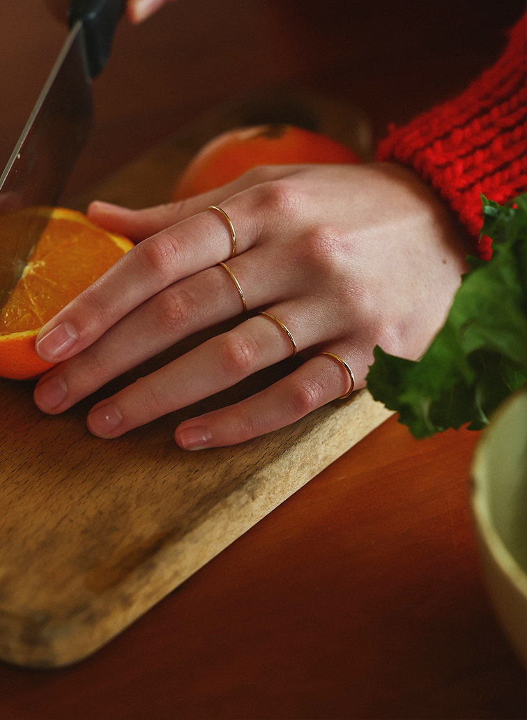 願い事 リング シャイン 詳細画像 Gold 3