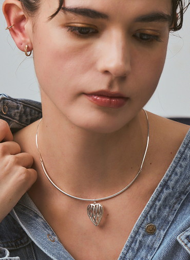 シルバーチョーカーネックレス 詳細画像 Silver 6