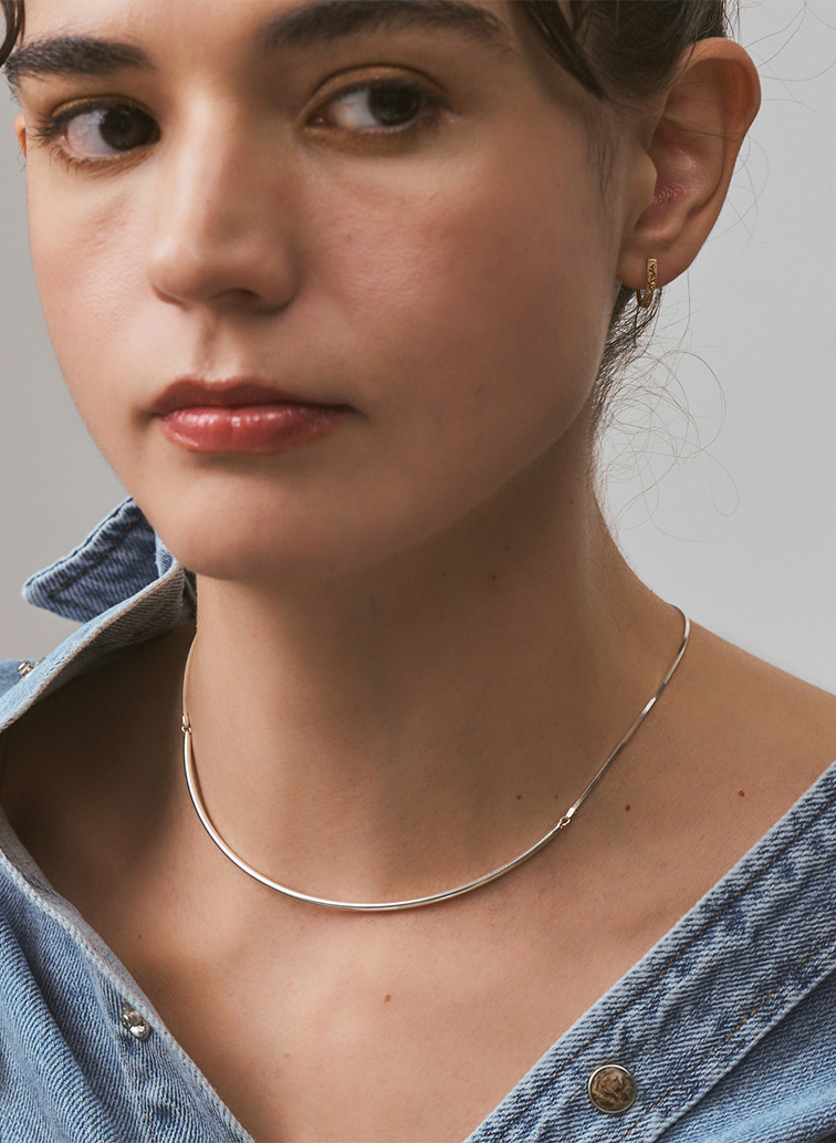 シルバーチョーカーネックレス 詳細画像 Silver 5