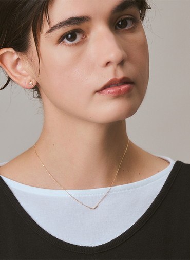 K10オパールピアス 詳細画像 White 3