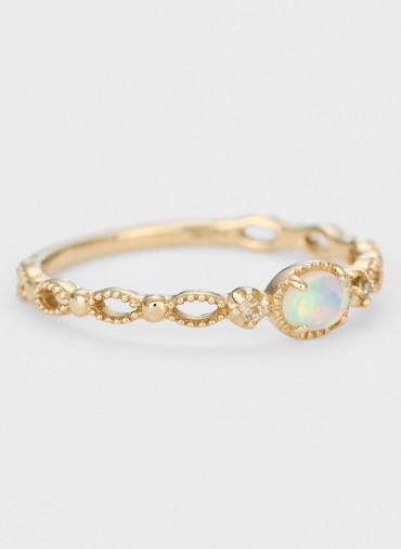 K5オパール／ダイヤモンドリング 詳細画像 White 2