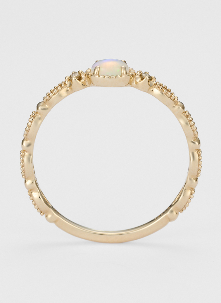 K5オパール／ダイヤモンドリング 詳細画像 White 4