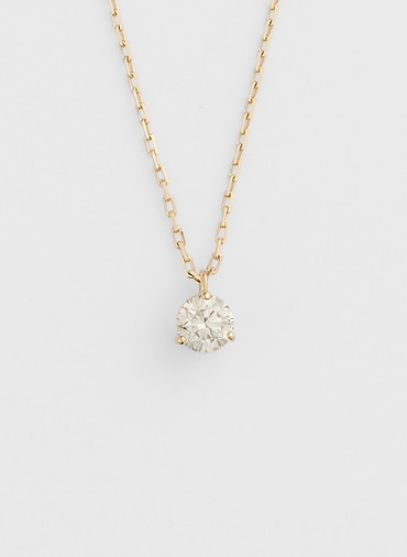 K18ダイヤモンドネックレス(0.1ct) 詳細画像 White 2