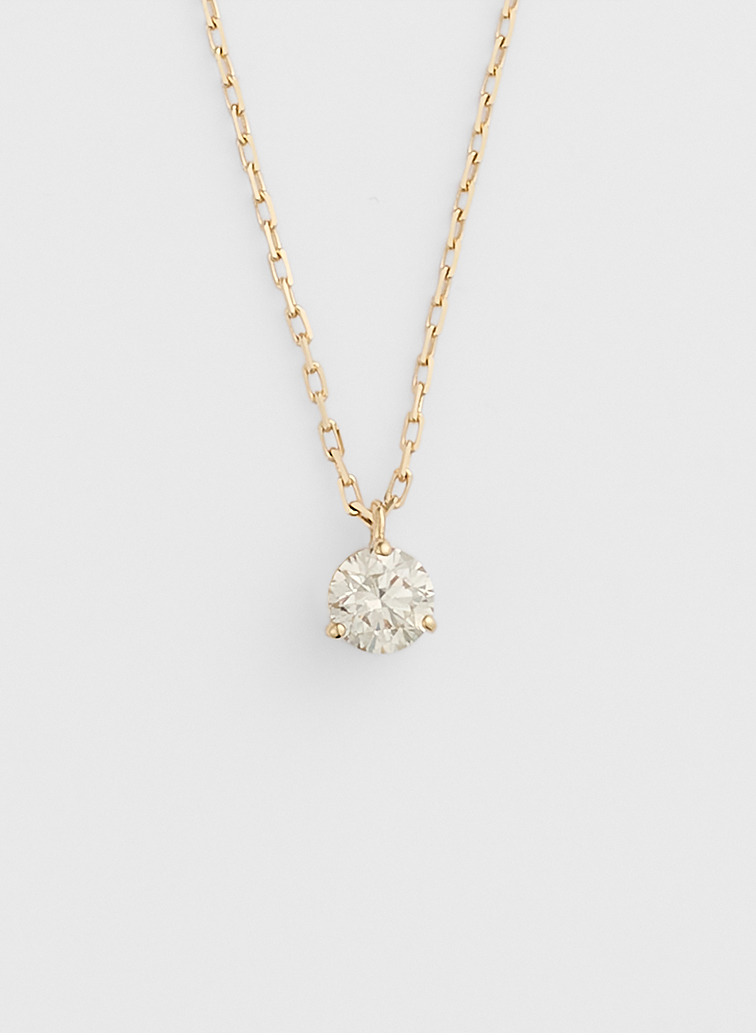 K18ダイヤモンドネックレス(0.1ct) 詳細画像 White 2