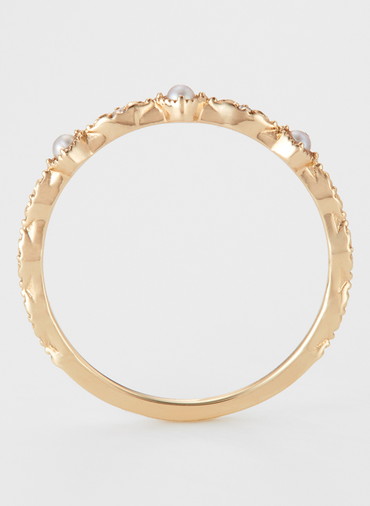 K10パールリング 詳細画像 White 4