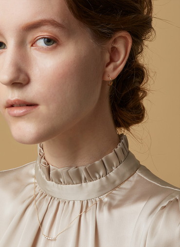 K18フープピアス 詳細画像 Gold 4