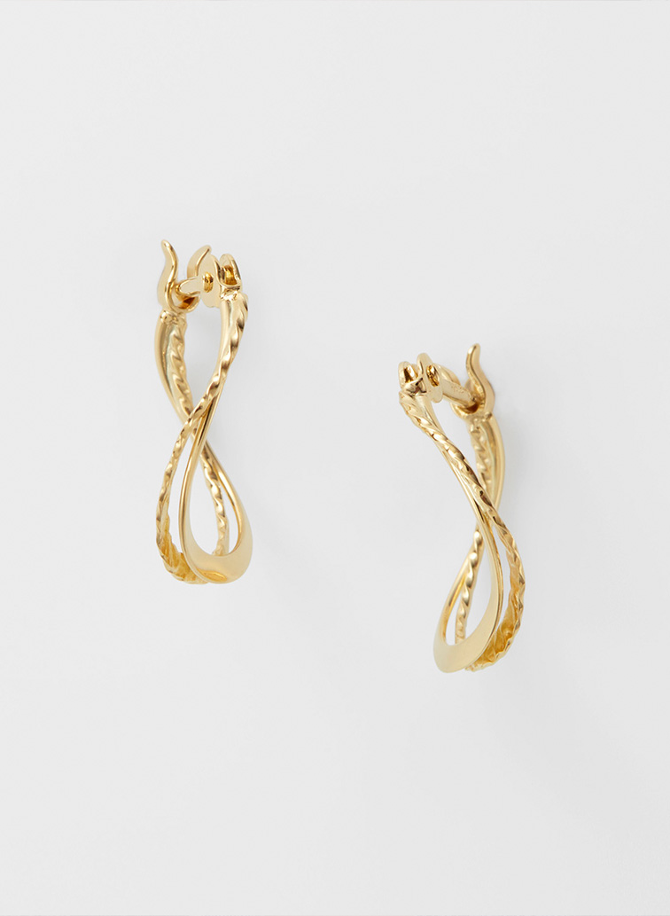 K18フープピアス 詳細画像 Gold 1