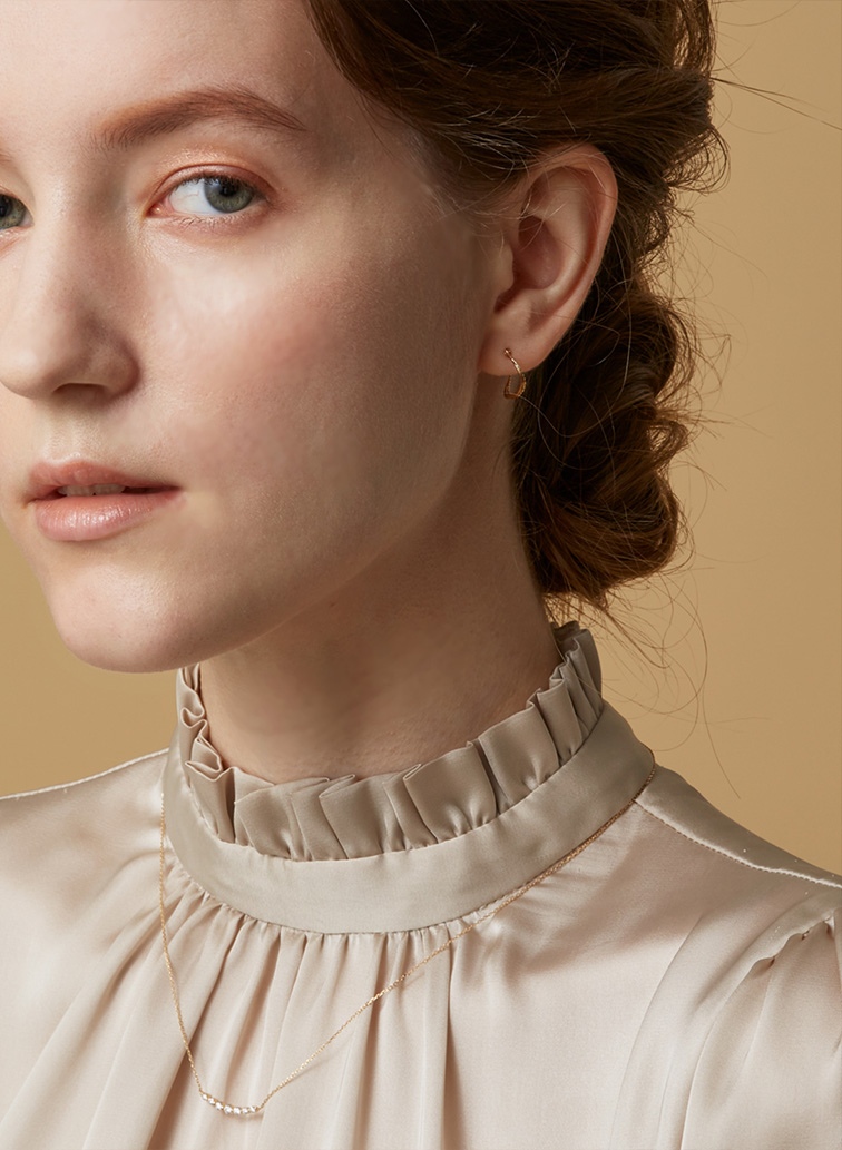 K18フープピアス 詳細画像 Gold 4