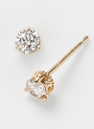 K18ダイヤモンドピアス（0.1ct） 詳細画像 White 3