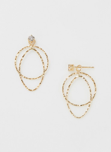 K18ダイヤモンドピアス（0.1ct） 詳細画像 White 4