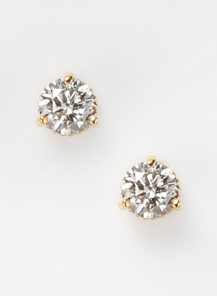 K18ダイヤモンドピアス（0.1ct） 詳細画像 White 1