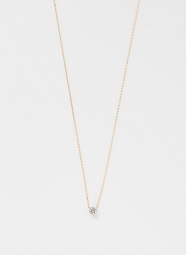 K18ダイヤモンドネックレス（0.2ct） 詳細画像 White 2