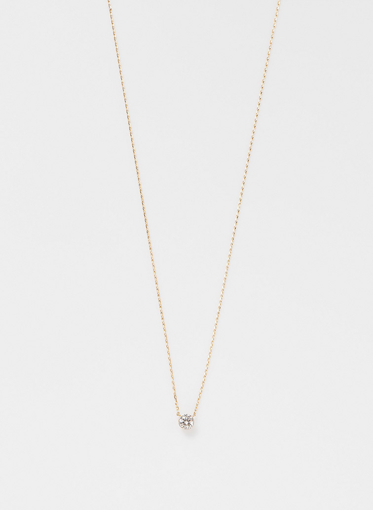 K18ダイヤモンドネックレス（0.2ct） 詳細画像 White 2