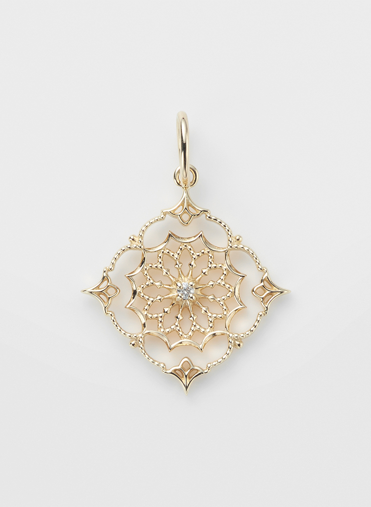 K10ダイヤモンドチャーム 詳細画像 Gold 1