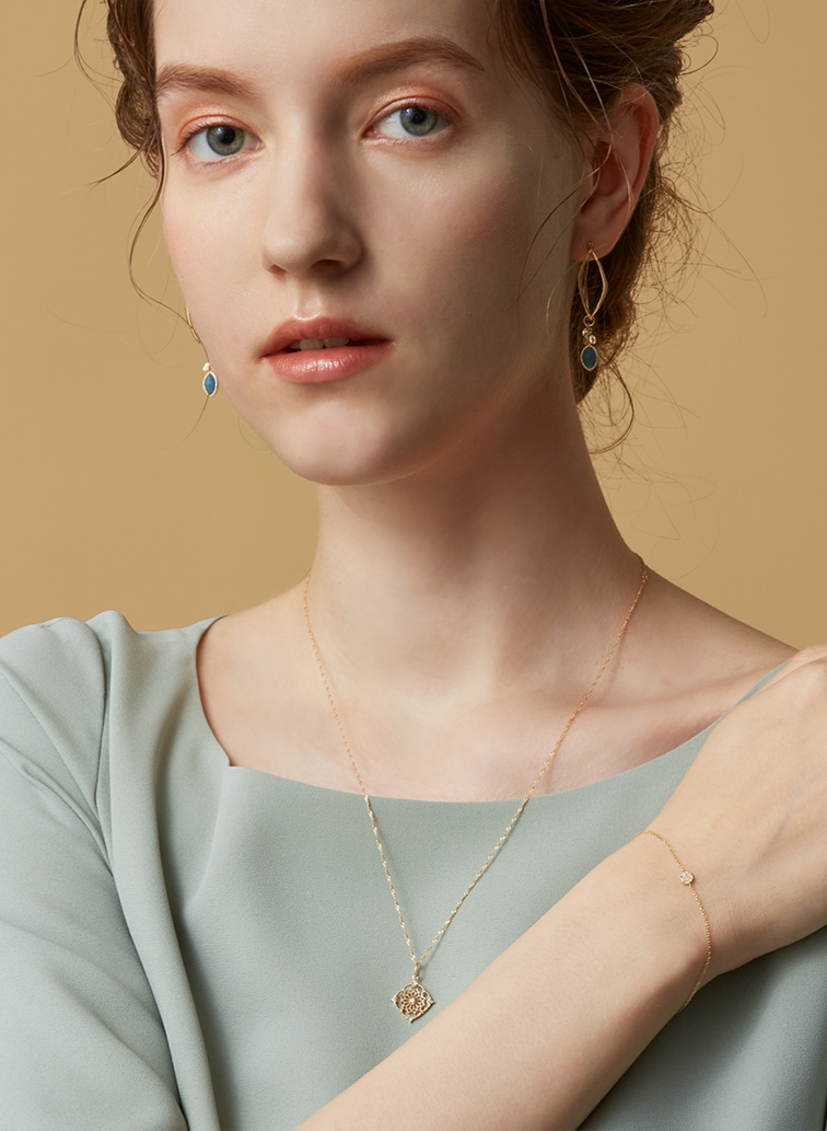 K10ダイヤモンドチャーム 詳細画像 Gold 5