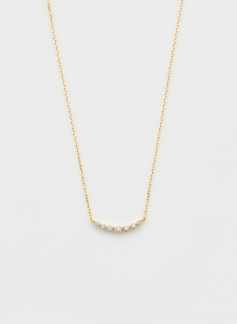 K18ダイヤモンドネックレス 詳細画像 White 2