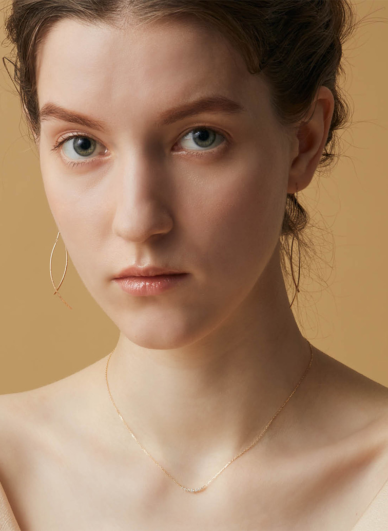 K18ダイヤモンドネックレス 詳細画像 White 4