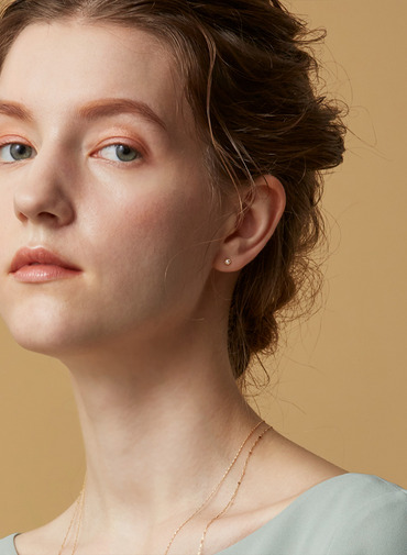 K18ダイヤモンドピアス（0.04ct） 詳細画像 White 4