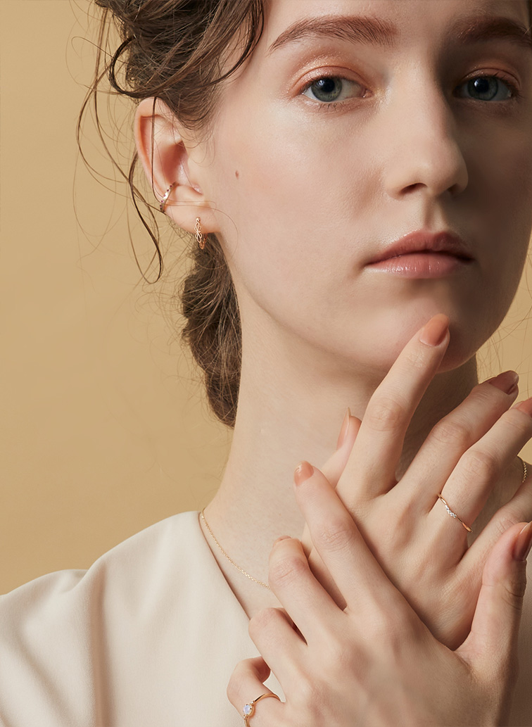 K10ピアス 詳細画像 Gold 6