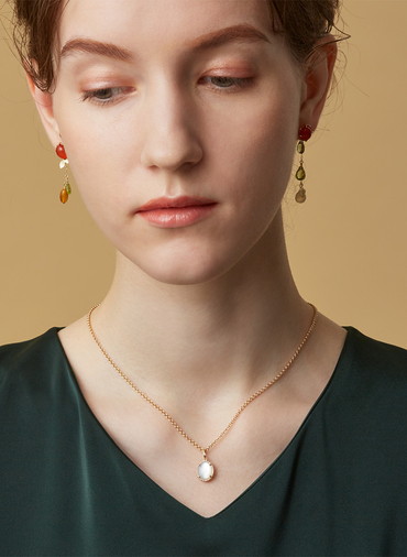 K10クォーツ／シェルチャーム 詳細画像 Gold 4