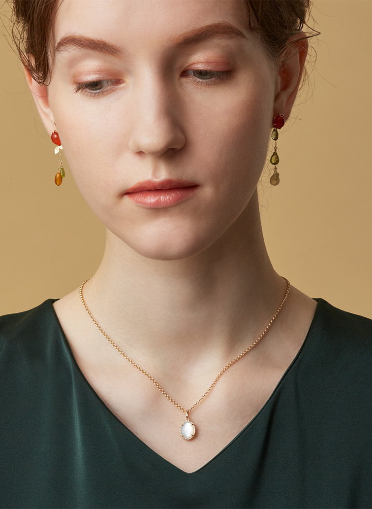 K10クォーツ／シェルチャーム 詳細画像 Gold 4