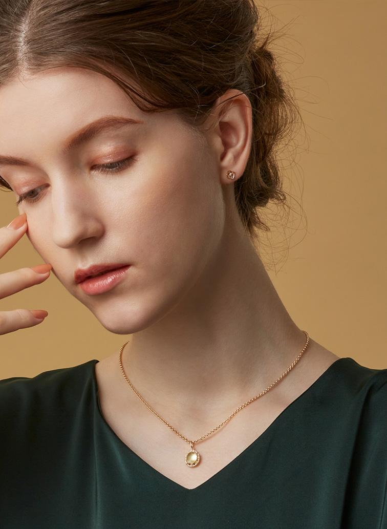 K10クォーツ／シェルチャーム 詳細画像 Gold 5