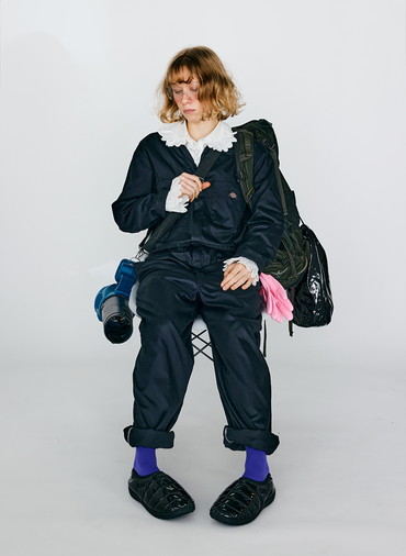 SUBU DOTS VAMP ENAMEL BLACK  詳細画像 Black 2