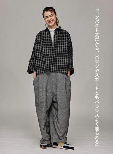 【オールシーズン大活躍】コンパクトシャツ【CAPSULE COLLECTION】 詳細画像 Black 1