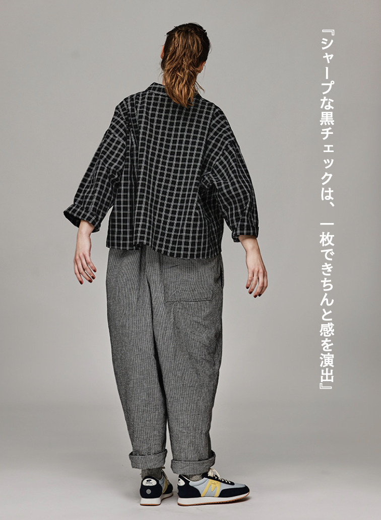 【オールシーズン大活躍】コンパクトシャツ【CAPSULE COLLECTION】 詳細画像 Black 4