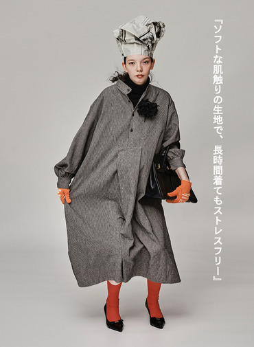 【毎日使いたくなる】フロントヨークワンピース【CAPSULE COLLECTION】 詳細画像 Beige 4