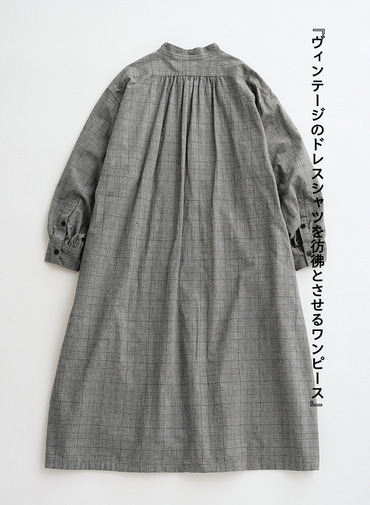 【一枚でも重ね着でも】フロントヨークワンピース【CAPSULE COLLECTION】 詳細画像 Gray 2