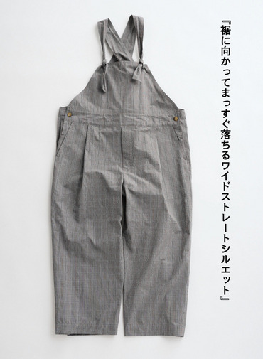 【編集部の人気No.1】クロスバックオーバーオール【CAPSULE COLLECTION】 詳細画像 Gray 1