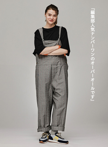 【編集部の人気No.1】クロスバックオーバーオール【CAPSULE COLLECTION】 詳細画像 Gray 1