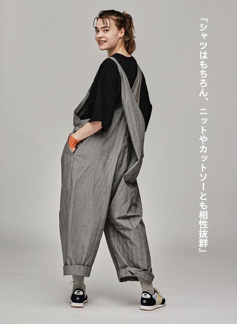 【編集部の人気No.1】クロスバックオーバーオール【CAPSULE COLLECTION】 詳細画像 Gray 2