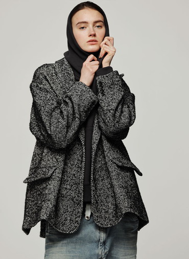 Double Breasted Over Fit JK 詳細画像 Black 2