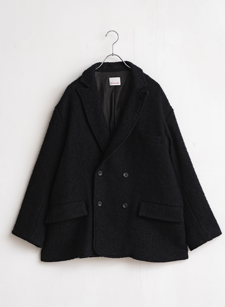 Double Breasted Over Fit JK 詳細画像 Black 1