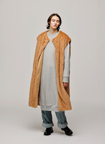 Boa Long Vest 詳細画像 Camel 1