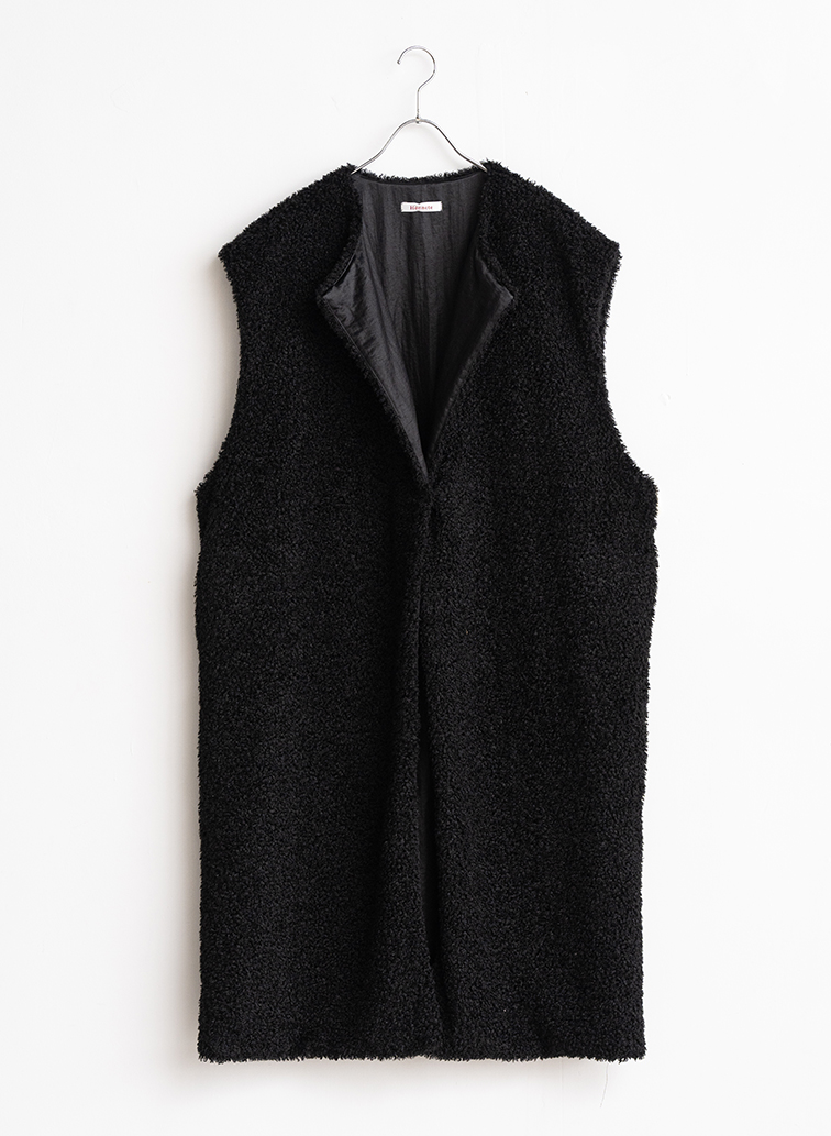 Boa Long Vest 詳細画像 Black 1